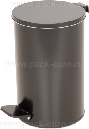 Урна с педалью черный 10 литров, арт. УМП-10 черный