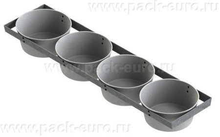 Секция форм для хлеба 4 Л 17 205 х 165 х 95 с ручками