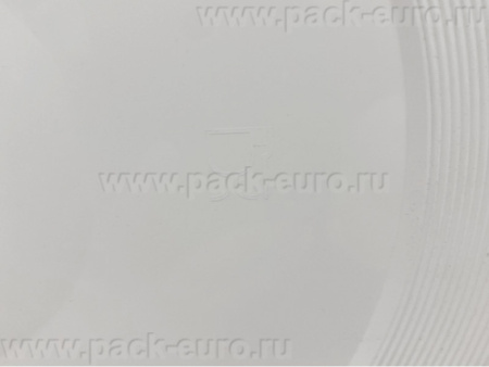 Ведро 21,3л круглое с металлической ручкой с белой крышкой, код: 36214, арт. ВП 21,3б бел
