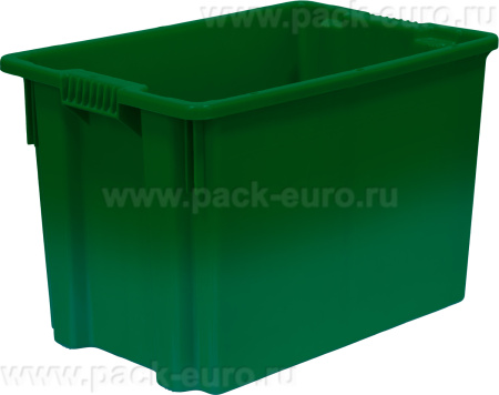 Ящик 600х400х400 сплошной зеленый, арт. 605