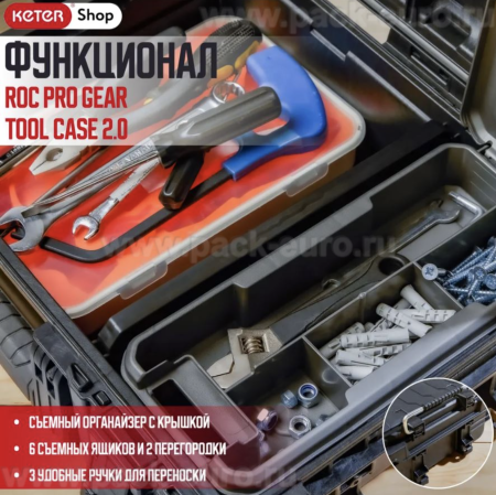Ящик для инструментов ROC Pro Gear Tool Сase 2.0