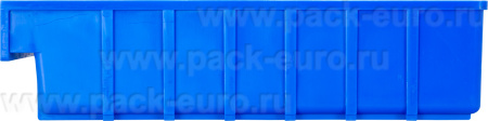 Ящик сплошной 400×185×100 мм, объем 7.4 л., арт.: 6003, синий, код: 10460, арт. 6003