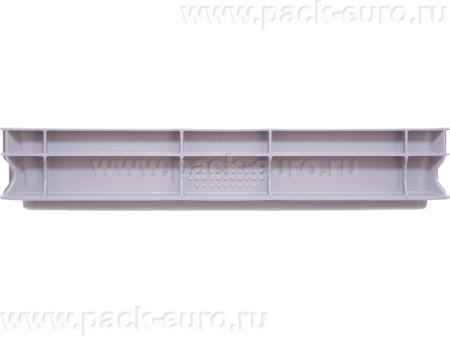 Ящик сплошной 400×300×75 мм, объем 6.4 л., арт.: 700.03.02 ГД, серый, код: 27597, арт. 700.03.02 М ГД