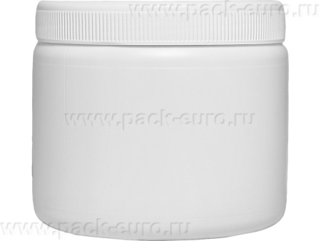 Банка п/э 0,7л. круглая, с крышкой , код: 32150, арт. БП 0,7к