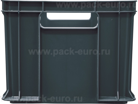 Ящик сплошной 400×300×230 мм, объем 21.6 л., арт.: 703.03.01, серый, код: 19446, арт. 703.03.01