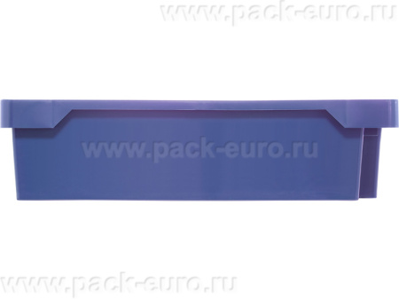 Ящик полимерный 600х400х150 сплошной с отверстиями, код: 32951, арт. 225