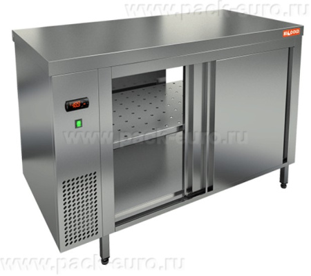 TS T 12 SN O (1200x600x850) тепловой стол-купе сквозной островной, HICOLD RUS, арт. 287103 от компании Европактрейд