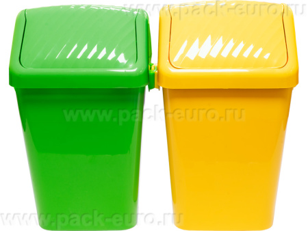 Система многофункциональная "Два ведра" 18л+18л цв. жёлто-зелёный, арт. СМ "Два ведра" жёлто-зелёный