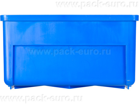 Ящик сплошной 300×185×100 мм, объем 5.55 л., арт.: 6002, синий, код: 10459, арт. 6002