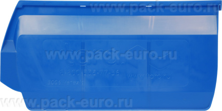 Ящик сплошной 500×310×250 мм, объем 38.75 л., арт.: 5006, синий, код: 10043, арт. 5006