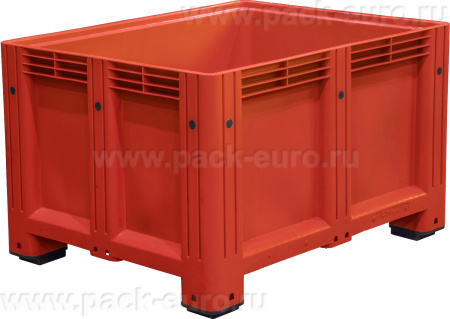 Big Box 1200x1000x760 мм сплошной на ножках, арт. D-Box 1210 S (760) красный, код: 17542, арт. D-Box 1210 S (760) красный