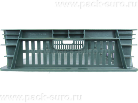 Ящик перфорированный 740×465×145, арт.: 404-11, объём 39, зелёный, код: 21866, арт. 404-11