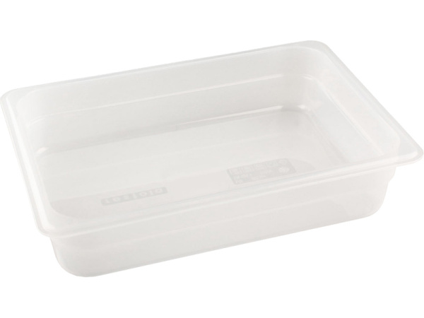 Гастроемкость 1/2,  325x265х65  прозрачный, арт. 1/2, 325x265х65
