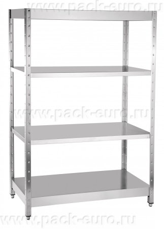Стеллаж СК-2-4 (400х1000х1740мм) нерж. 210000080806, арт. 21000080806 от компании Европактрейд