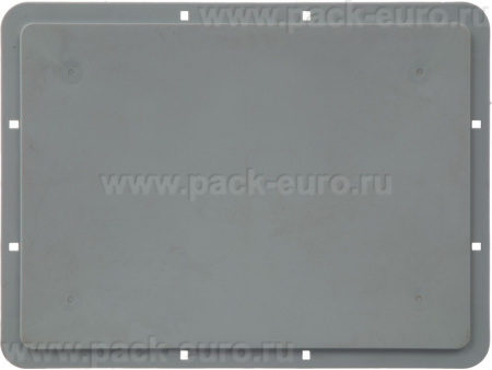 Ящик сплошной 400×300×220 мм, объем 21 л., арт.: ЕС 4322.2, серый, код: 14174, арт. ЕС 4322.2