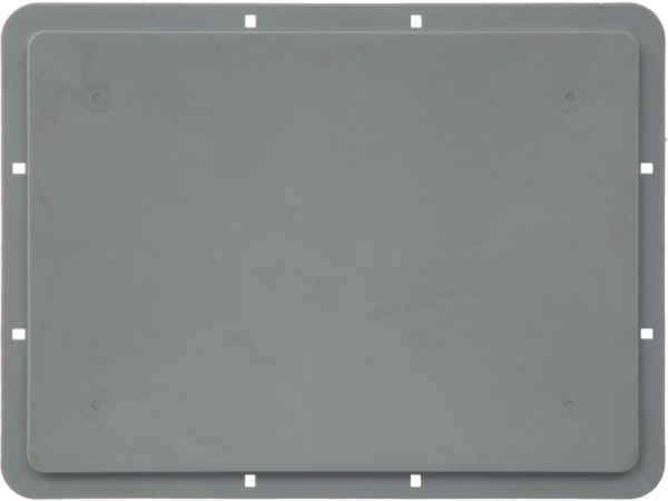 Ящик сплошной 400×300×220 мм, объем 21 л., арт.: ЕС 4322.2, серый, код: 14174, арт. ЕС 4322.2