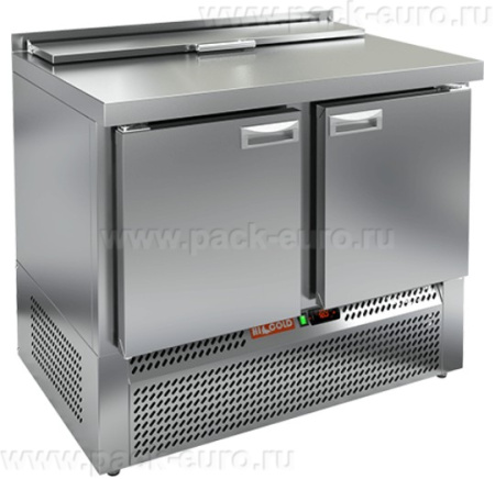 SLE2-11GN (1/6) стол для салатов  охл.(+2+10), 2 двери, 1000х700х850мм, ниж.распол.агрегата, HICOLD, арт. 281715 от компании Европактрейд