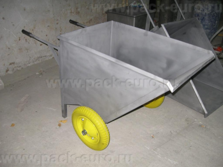 Тележка ковшовая “Рикша” 250 л AISI 430