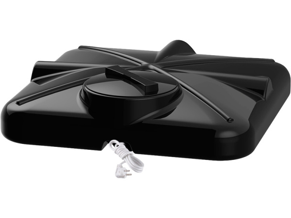 Бак для душа 160л. с подогревом чёрный, арт. Б-160(М) с подогревом