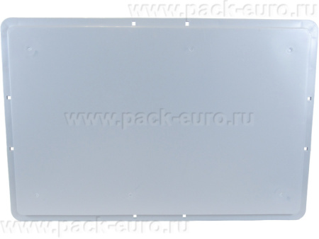 Ящик сплошной 600×400×220 мм, объем 44 л., арт.: ЕС 6422.2, серый, код: 24781, арт. ЕС 6422.2