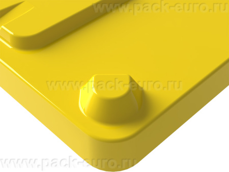Крышка для бокса 1200x1000 КРАТОС, код: 40888, арт. KRSL 1210 жёлтая