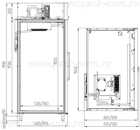 Шкаф холодильный медицинский ШХФ-1,4, арт. 1003096d от компании Европактрейд