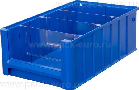 Ящик сплошной 400×234×140 мм, объем 13.1 л., арт.: SK 4214, синий, код: 12375, арт. SK 4214
