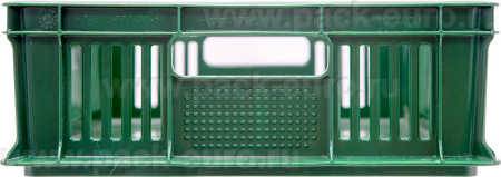 Ящик 600*400*140 мм дно сплош.стенки перф.без ручек зеленый, арт. 705.02.02