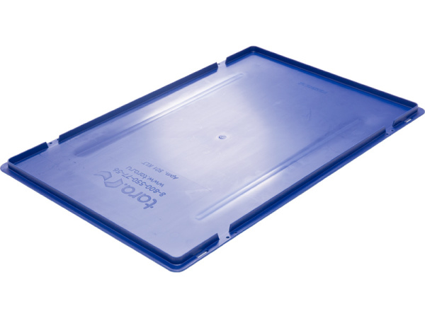 Крышка п/п 600х400 для ящиков цв. синий  (Крышка п/п 600х400 для ящиков цв. синий ), арт. 501 KLT Крышка п/п 600х400 для ящиков цв. синий  (Крышка п/п 600х400 для ящиков цв. синий ), арт. 501 KLT