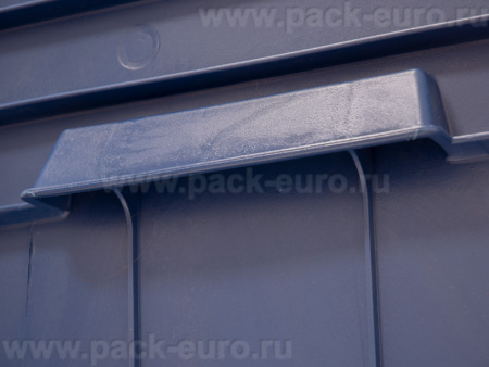 Ящик сплошной 710×500×455 мм, объем 122 л., арт.: 425, синий, код: 00964, арт. 425