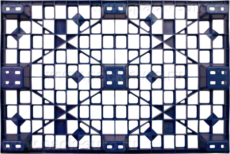 Паллет 1200х800х160 мм (перфорированный на 9 ножках вкладываемый), арт. TR 1208 L синий, код: 12746, арт. TR 1208 L синий