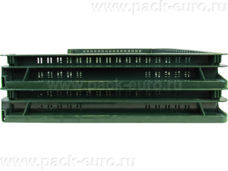 Ящик 740х440х65, объем 14, зелёный, код:27444, арт. 12.434