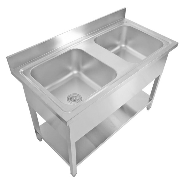 Ванна моечная с бортом нерж.VA-DSA245 1000х700х850 мм от компании Европактрейд