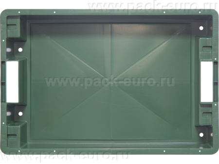 Ящик полимерный 600х400х150 сплошной с отверстиями, код: 32950, арт. 225