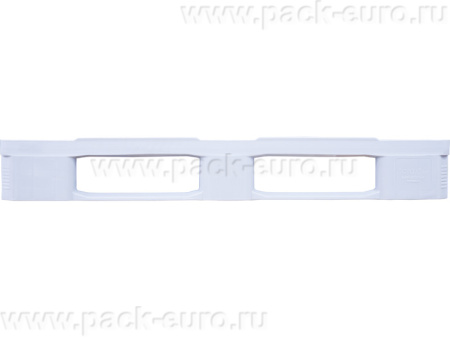 Паллет 1200x800х160 сплошной, гигиенический, на 3-х полозьях, арт. IR 1208-3R-G серый, код: 14055, арт. IR 1208-3R-G серый