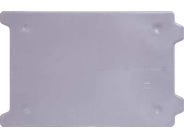 Ящик с крышкой п/э 600х400х315 сплошной, гладкое дно, морозостойкий Safe PRO, код: 33150, арт. 601-1 SP ГД ВС