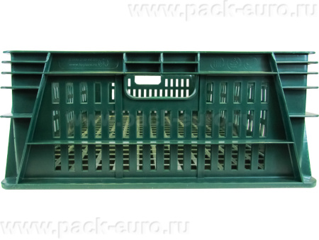 Ящик перфорированный 740×465×200, арт.: 404-200, объём 55, зелёный, код: 26205, арт. 404-200