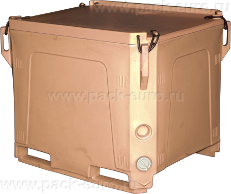Контейнер 915х715х765 мм бежевый с крышкой, арт. RIC 310 бежевый