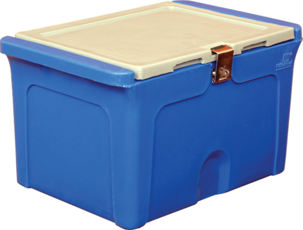 Контейнер 500х335х303 мм синий с крышкой, арт. RIC 25 синий