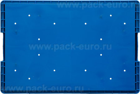 Ящик перфорированный 594×396×148, арт.: 6147 RL-KLT, объём 25.3, голубой, код: 20863, арт. 6147 RL-KLT