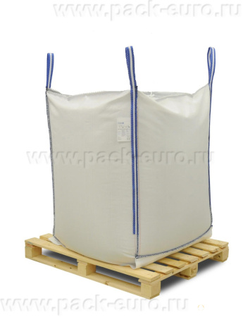 Биг бэг 95 х 95 x 130 см 4 стропы верх открытый - низ глухое