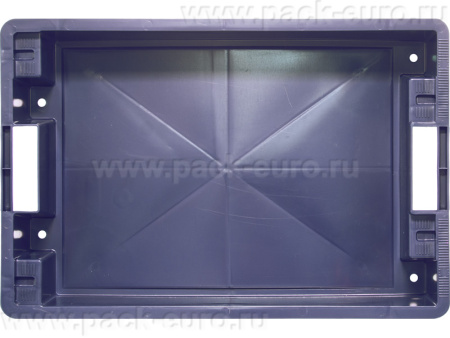 Ящик полимерный 600х400х150 сплошной с отверстиями, код: 32951, арт. 225