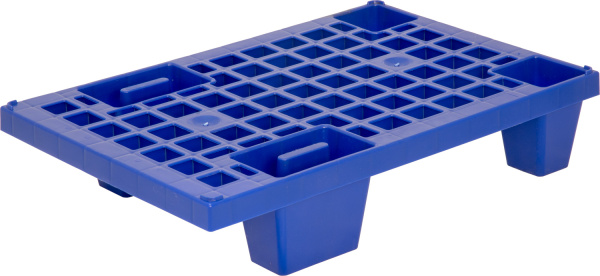 Паллет 600х400х130 (перфорированный на ножках) синий, арт. TR 400 синий