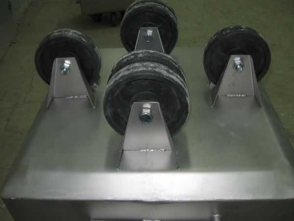 Тележка-чан “Чебурашка” (“Китаянка”) для фарша 300 л AISI 304 Тележка-чан “Чебурашка” (“Китаянка”) для фарша 300 л AISI 304