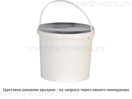 Ведро пластиковое 3 литра с крышкой, арт. ВП 3, код: 03820, арт. ВП 3