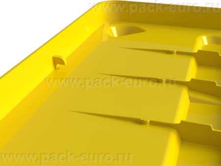 Крышка для бокса 1200x1000 КРАТОС, код: 40888, арт. KRSL 1210 жёлтая