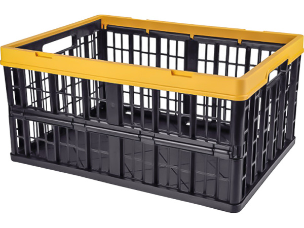 Ящик 480х350х230 перфорированный, складной  чёрный, арт. F483523 Ящик 480х350х230 перфорированный, складной  чёрный, арт. F483523