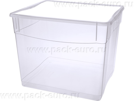 Ящик 400х335х315 34 л. "Кристал"  прозрачный, арт. crystal 34