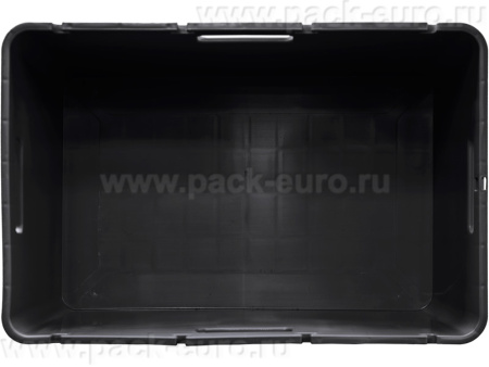 Ящик сплошной 600×400×340 мм, объем 60 л., арт.: 4-6434-1, чёрный, код: 25199, арт. 4-6434-1 ВС