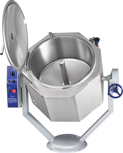Котел пищеварочный КПЭМ-100-ОМР, миксер, руч.опрокидывание, цельнотянутый, арт.110000019425, арт. 11000019425 от компании Европактрейд